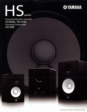 Yamaha Brochure HS80M HS50M Studio Monitors 2008 english