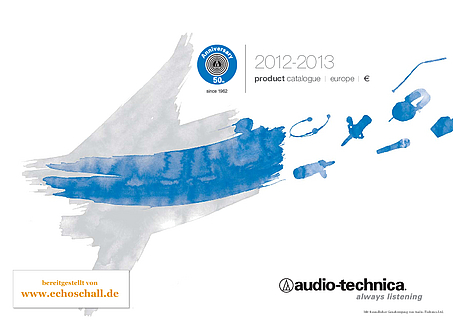 Audio Technica General Catalog 2012 english