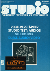 Studio Magazin Heft 42-Test_Barth_Audios-Marktübersicht_Dynamikprozessoren-Rüssl_Studio