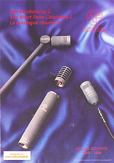 Schoeps Short Form Catalogue 2 1998 deutsch english français