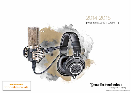 Audio Technica General Catalog 2014 english
