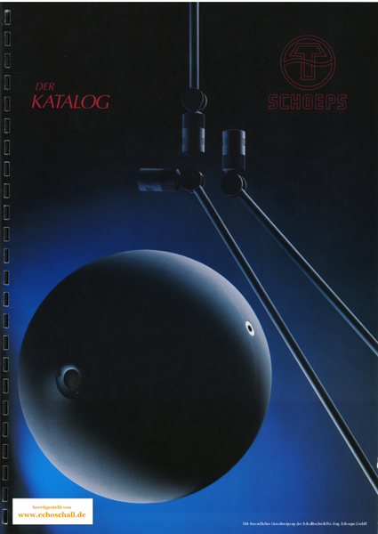 Schoeps Katalog Mikrofone 1992 deutsch