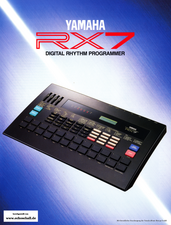 Yamaha Brochure RX7 Drumcomputer 1988 english