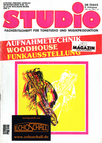 [Translate to Englisch:] Studio Magazin Heft 66-Woodhouse Studio-Recording Brass-50 Jahre Rohde & Schwarz