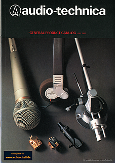 Audio Technica General Product Catalog 1981 english