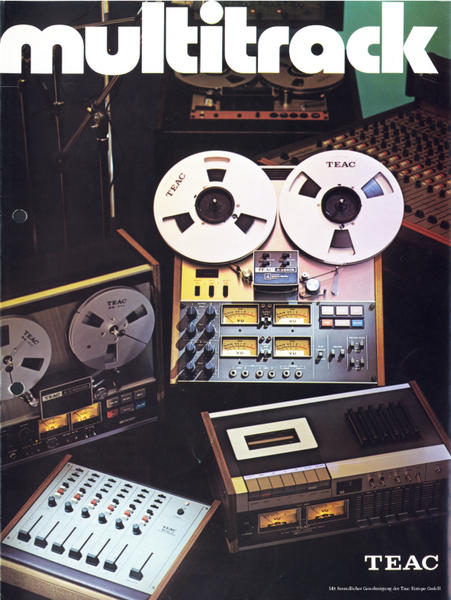 Teac Katalog Multitrack 1975 deutsch