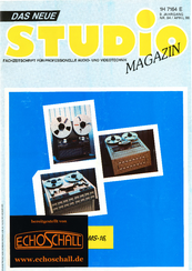 Studio Magazin Heft 94-Vergleichstest Fostex B-16D Tascam MS-16 Otari MX-70