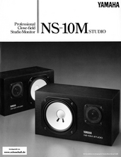 Yamaha Brochure NS10M Studio Monitor 1994 english