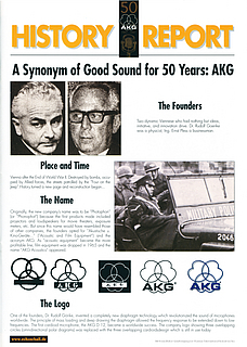 AKG History Report 50 Years 1997 english