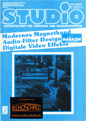 Studio Magazin Heft 65-Valley People 610-Test Ashly SC-33-Modernes Magnetband