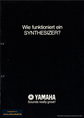 Yamaha Infobroschüre "Wie funktioniert ein Synthesizer?" deutsch