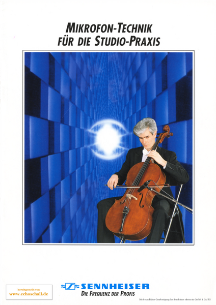 Sennheiser Infobroschüre Mikrofon-Technik für die Studio-Praxis 1991 deutsch