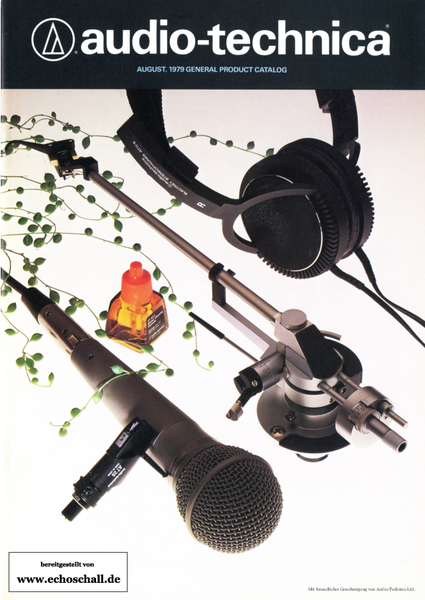 Audio Technica General Product Catalog 1979 english