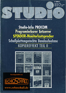 Heft 13-Kopiereffekt-Spendor Lautsprecher