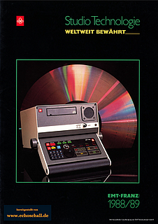 EMT Katalog Tonstudiotechnik 1989 deutsch 