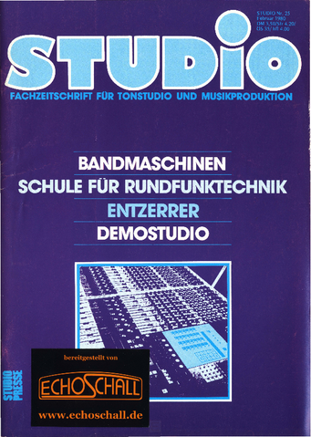 [Translate to Englisch:] Heft 25-Schule_fuer_Rundfunktechnik-Bandmaschinen