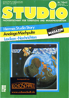 Studio Magazin Heft 56-Hermes Studio-Compactcassetten-Studer A800 MKIII