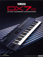 Yamaha Prospekt DX7S Synthesizer 1987 deutsch