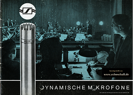 Sennheiser Katalog Dynamische Mikrofone 1966 deutsch