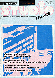 Studio Magazin Heft 82-Elektrische Betriebstechnik professioneller Kondensatormikrofone-AES Hamburg 1985