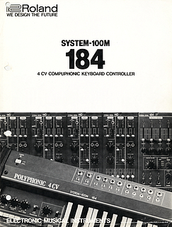 Roland Brochure System 100M Modul 184 Controller english