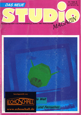 Studio Magazin Heft 89-50 Jahre Magnetophon-Klaus Langer-Korg DVP1