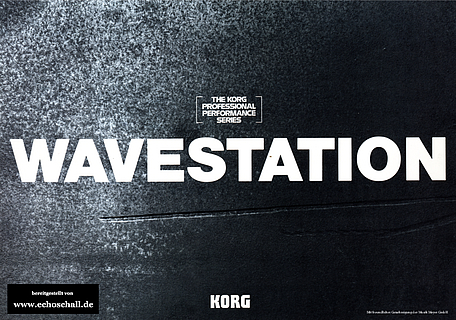Korg Prospekt Wavestation Synthesizer 1990 deutsch