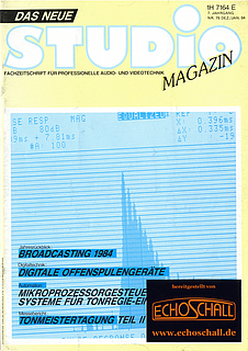 Studio Magazin Heft 79-Mikroprozessorgesteuerte Systeme für Tonregie Einrichtungen-Messungen an Studiomikrofonen