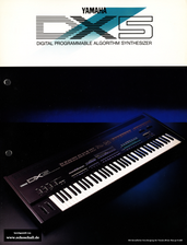 Yamaha Brochure DX5 Synthesizer 1985 english