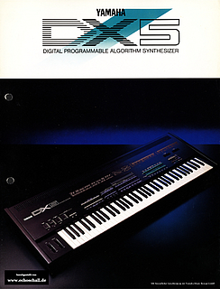 Yamaha Brochure DX5 Synthesizer 1985 english
