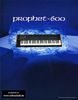 Sequential Circuits Brochure 2 Prophet-600 Synthesizer 1983 english