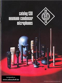 Neumann Catalog 130 Microphines 1988 english