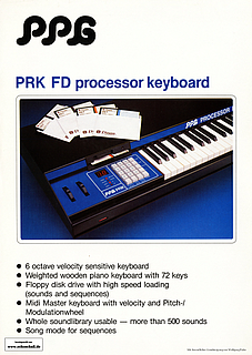 PPG Prospekt PRK-FD Processor Keyboard deutsch english