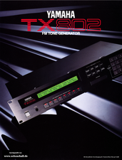 Yamaha Brochure TX802 FM Tone Generator 1987 english