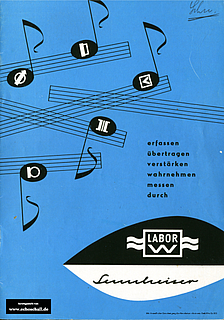 Sennheiser/Labor W Katalog 1956 deutsch