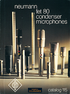 Neumann Catalog 115 Microphones 1983 english