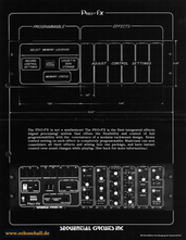 Sequential Circuits Brochure Pro-FX Model 500 Signal Processor english 