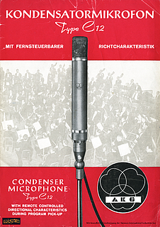 AKG Prospekt C12 Mikrofon deutsch english