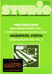 Heft 22-Uhlenspiegel Studios-Bandmaschinen-PWM_Verstärker