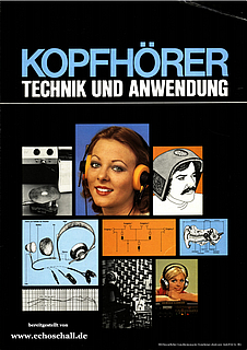 Sennheiser Infobroschüre Kopfhörer - Technik und Anwendung 1973 deutsch