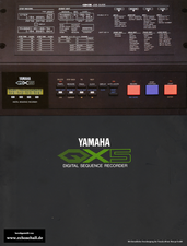 Yamaha Brochure QX5 Sequencer 1987 english