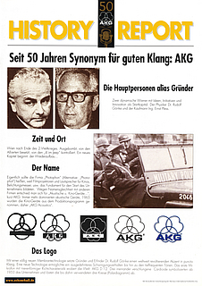 AKG History Report 50 Jahre 1997 deutsch
